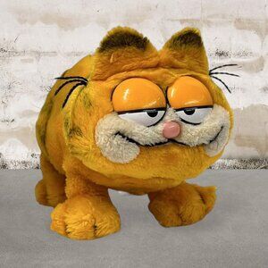Vintage 1978-1981 Garfield Fun Farm Crouching Stuffed Animal Plush 13" VGC